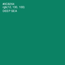 #0C8264 - Deep Sea Color Image