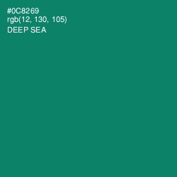 #0C8269 - Deep Sea Color Image