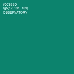 #0C836D - Observatory Color Image