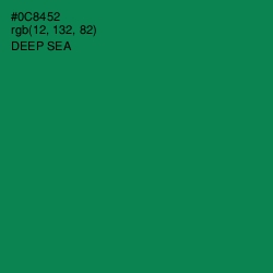 #0C8452 - Deep Sea Color Image