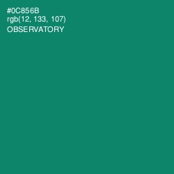 #0C856B - Observatory Color Image