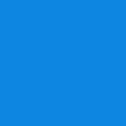 #0C86E1 - Dodger Blue Color Image