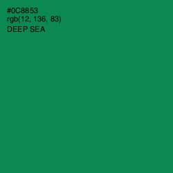 #0C8853 - Deep Sea Color Image