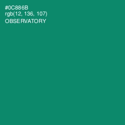 #0C886B - Observatory Color Image