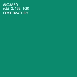 #0C8A6D - Observatory Color Image