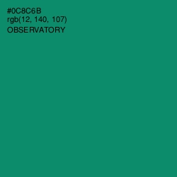 #0C8C6B - Observatory Color Image