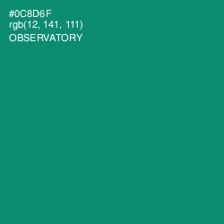 #0C8D6F - Observatory Color Image