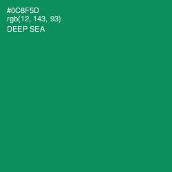 #0C8F5D - Deep Sea Color Image