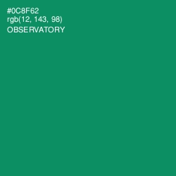 #0C8F62 - Observatory Color Image