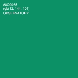 #0C9065 - Observatory Color Image