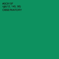 #0C915F - Observatory Color Image