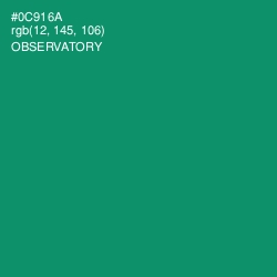 #0C916A - Observatory Color Image