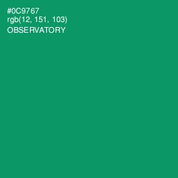 #0C9767 - Observatory Color Image