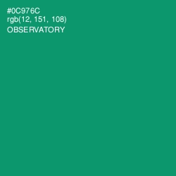 #0C976C - Observatory Color Image