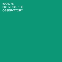 #0C9776 - Observatory Color Image