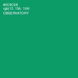 #0C9C68 - Observatory Color Image