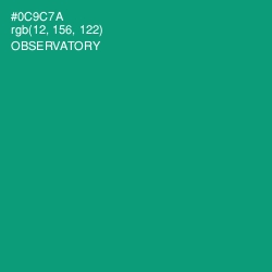 #0C9C7A - Observatory Color Image