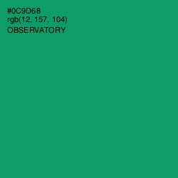 #0C9D68 - Observatory Color Image