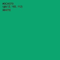 #0CA570 - Jade Color Image