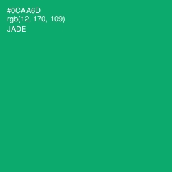 #0CAA6D - Jade Color Image