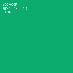 #0CAC6F - Jade Color Image