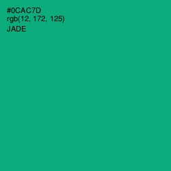 #0CAC7D - Jade Color Image