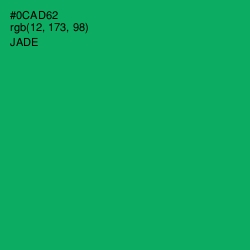 #0CAD62 - Jade Color Image