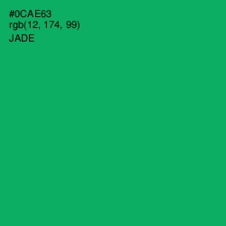 #0CAE63 - Jade Color Image