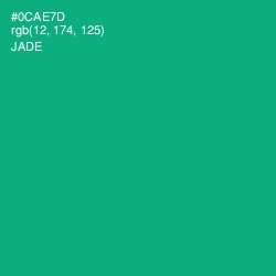 #0CAE7D - Jade Color Image