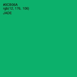 #0CB06A - Jade Color Image