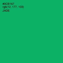 #0CB167 - Jade Color Image