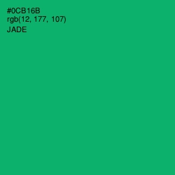 #0CB16B - Jade Color Image