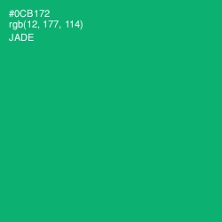 #0CB172 - Jade Color Image