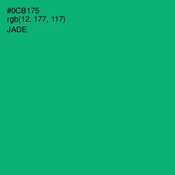 #0CB175 - Jade Color Image