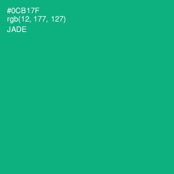 #0CB17F - Jade Color Image