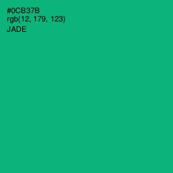 #0CB37B - Jade Color Image