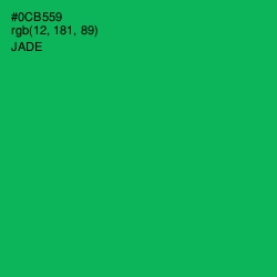 #0CB559 - Jade Color Image