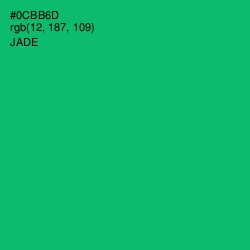 #0CBB6D - Jade Color Image