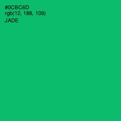 #0CBC6D - Jade Color Image