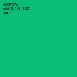 #0CBD7A - Jade Color Image