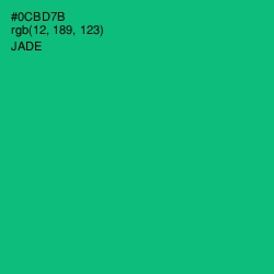 #0CBD7B - Jade Color Image