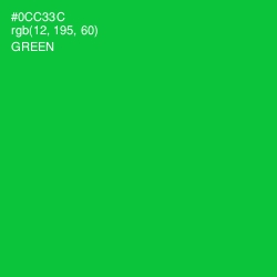 #0CC33C - Green Color Image