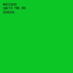 #0CC626 - Green Color Image