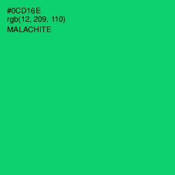 #0CD16E - Malachite Color Image