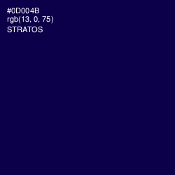 #0D004B - Stratos Color Image