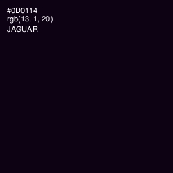#0D0114 - Jaguar Color Image