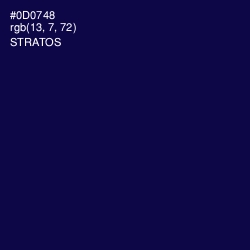 #0D0748 - Stratos Color Image