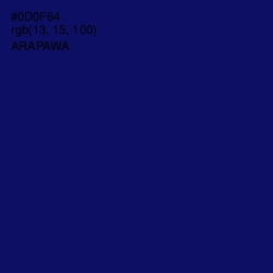 #0D0F64 - Arapawa Color Image