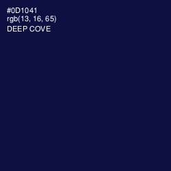 #0D1041 - Deep Cove Color Image