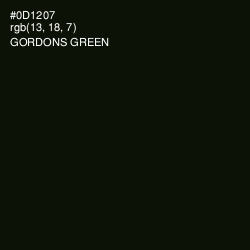 #0D1207 - Gordons Green Color Image